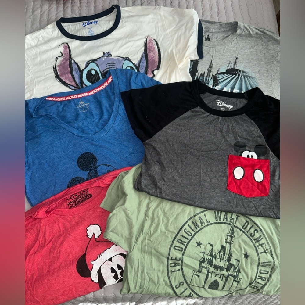 Lot of Disney Graphic T-Shirts